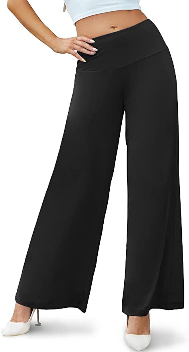 Arolina Stretchy Wide Leg Palazzo Lounge Pants