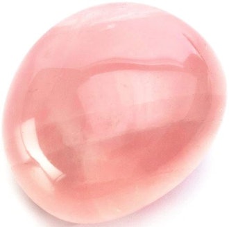Rose quartz crystal for meditation