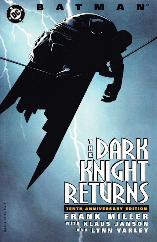 The cover for Frank Miller’s The Dark Knight Returns.