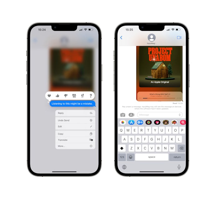 How to use Undo Send for an iMessage on iPhone and iPad