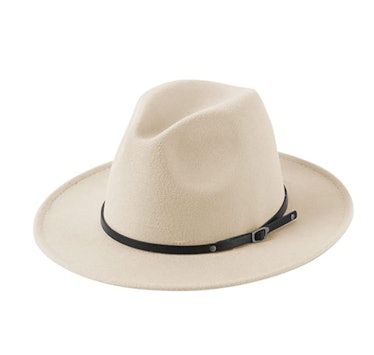Lanzom Wide Brim Panama Hat