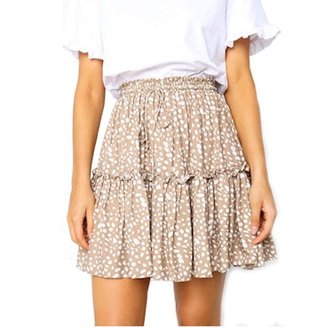 Relipop Pleated Short Skirt