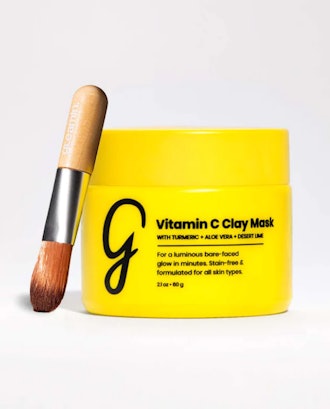 Gleamin's Vitamin C Clay Mask is great for treating acne and hyperpigmentation