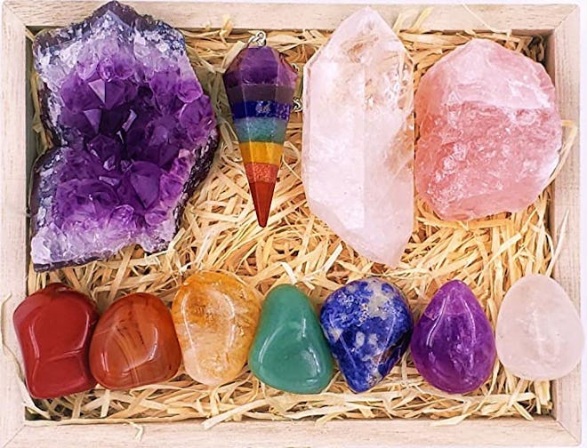 Meditation crystals kit