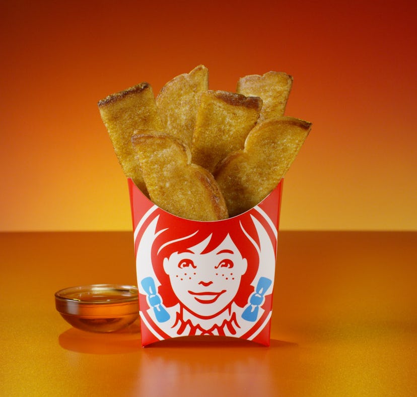 Wendy’s French Toast Sticks are the first sweet treat on its breakfast menu.