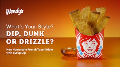 Wendy’s French Toast Sticks are the first sweet treat on its breakfast menu.
