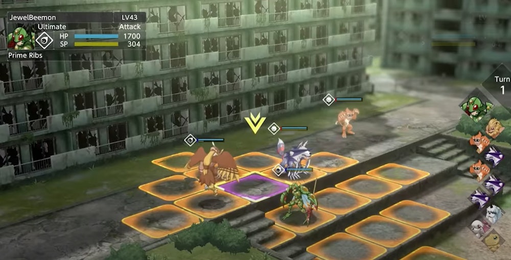 Digimon Survive's gameplay