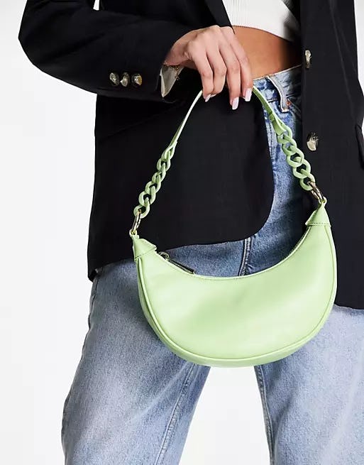 Asos Design Half Moon Shoulder Bag