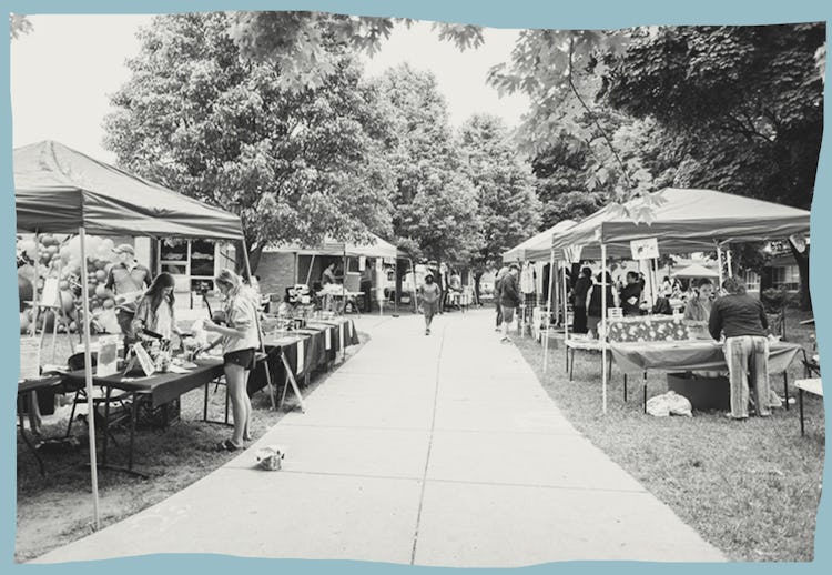 Black and white image of PTA equity fundraiser in an article about one-fund PTAs