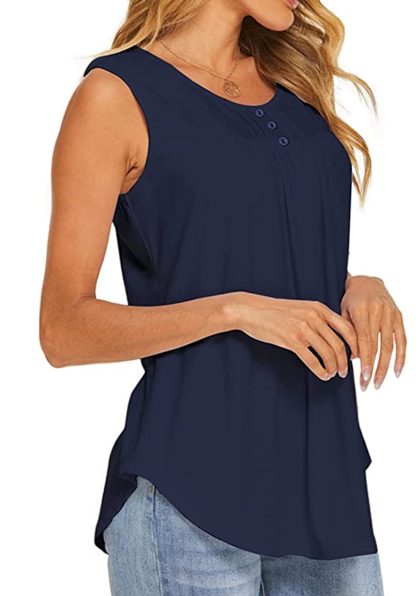 Halife Flare Tunic Tank Top