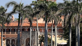 Former President Donald Trump's Mar-a-Lago resort is seen on Feb. 10, 2021, in Palm Beach, Florida. 
