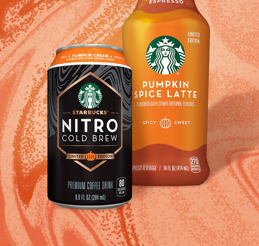 Starbucks' fall 2022 at-home coffee and cold brew features pumpkin spice and salted caramel.