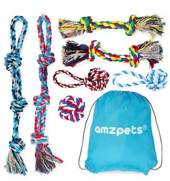 AMZPets Rope Toys For Aggressive Chewers (7-Pack)
