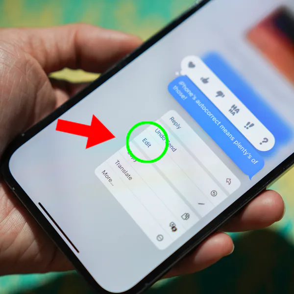 Edit An Iphone Message How to edit iMessages on iPhone with iOS 16