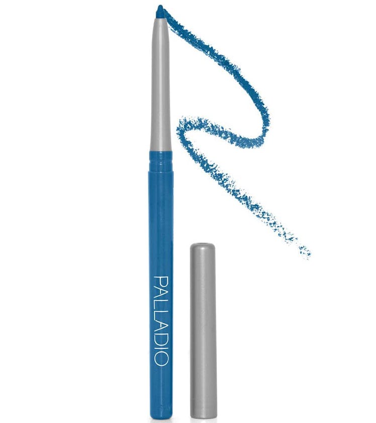 Make a statement in Palladio's Retractable Waterproof Eyeliner in the shade Ocean Blue