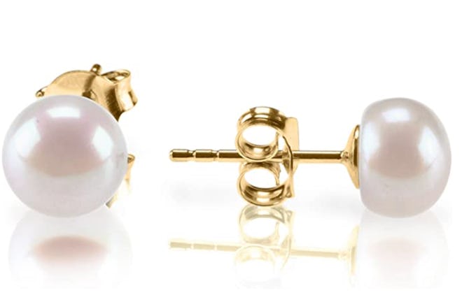 PAVOI  Gold Plated Pearl Earrings