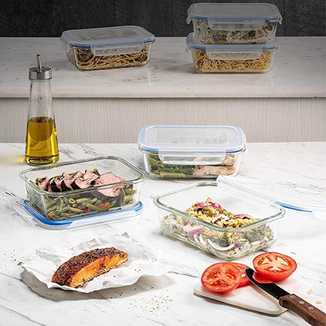 FineDine Superior Glass Meal-Prep Containers (3-Pack)