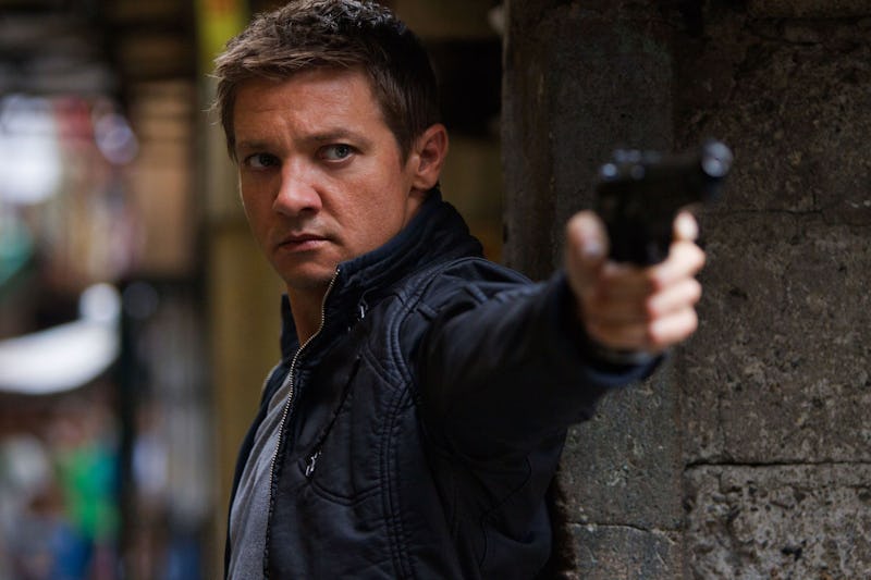 Jeremy Renner in the Bourne Legacy.