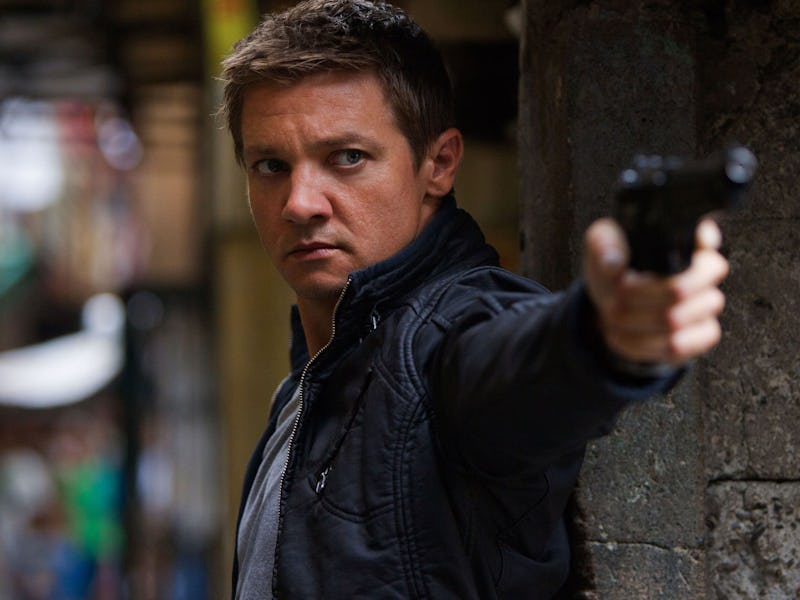 Jeremy Renner in the Bourne Legacy.