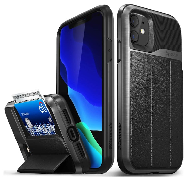 Black iPhone 11 Wallet case for men