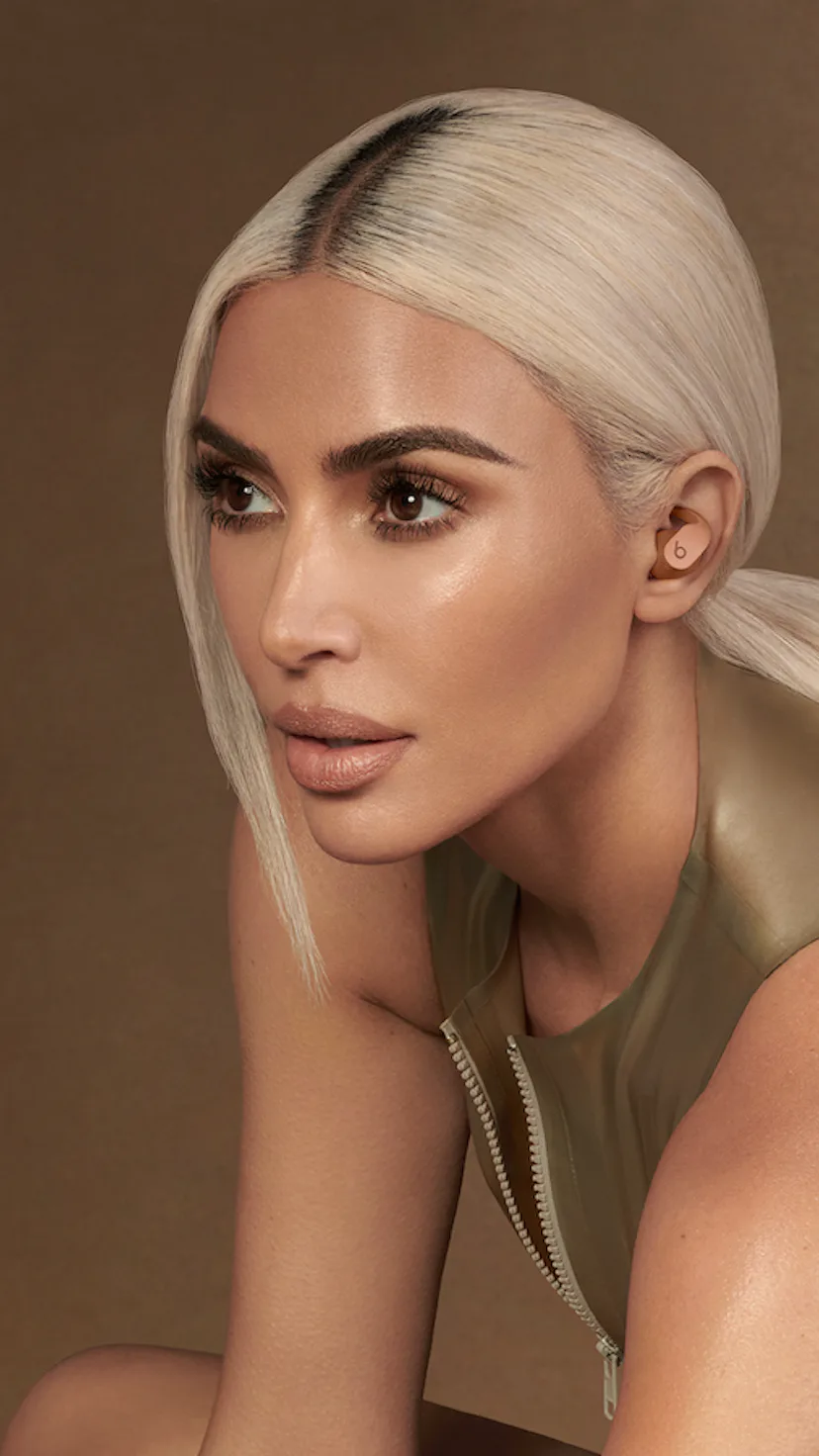 Kim Kardashian announced Beats x Kim, a collab with Beats earbuds.
