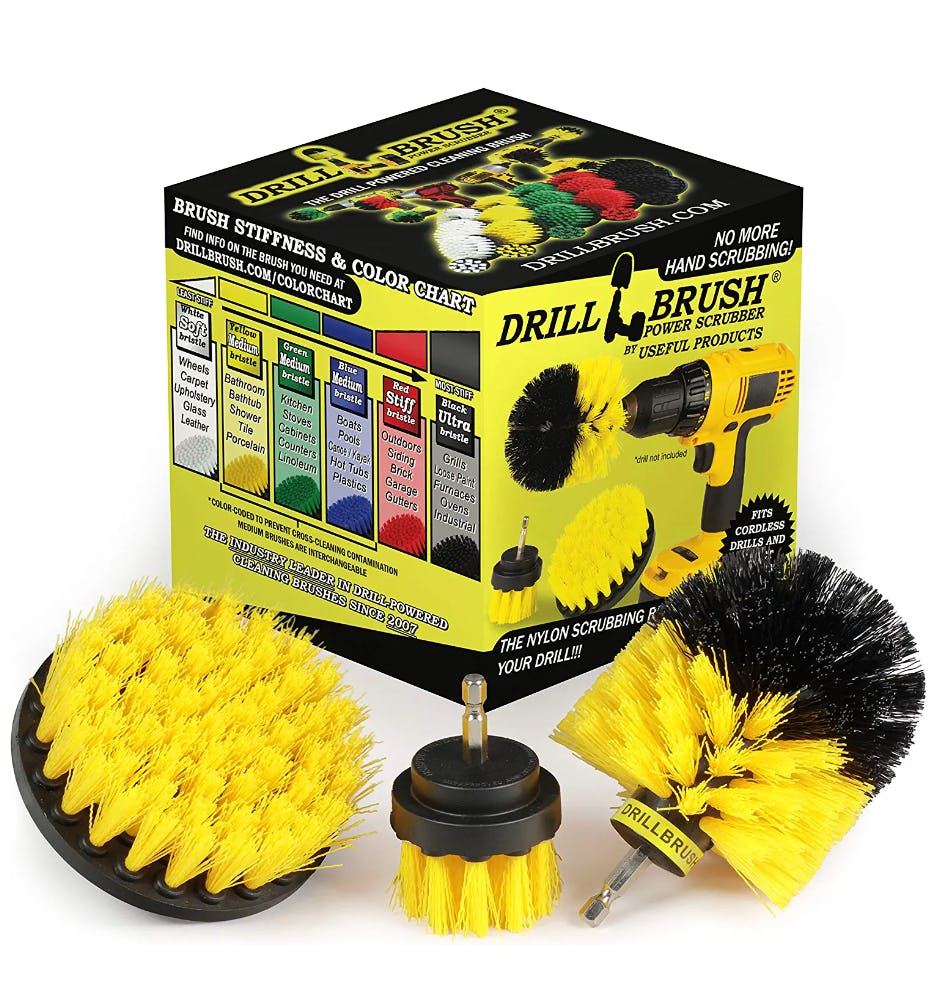 Drill Brush Power Scrubber