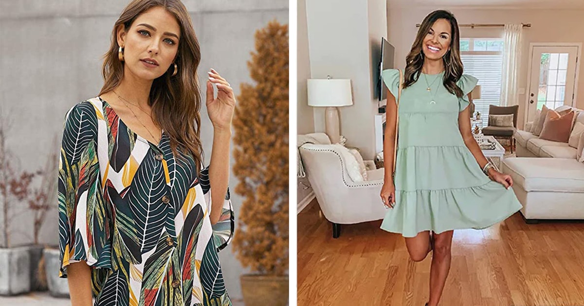 Amazon Is Selling A Ton Of These Chic Tops & Dresses That Don't Cling ...