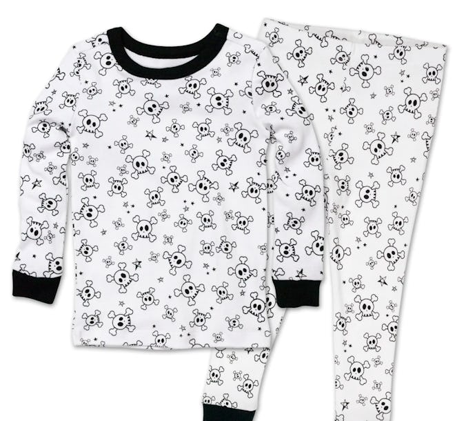 Honest Baby Tossed Skulls 2-Piece Organic Cotton Pajamas
