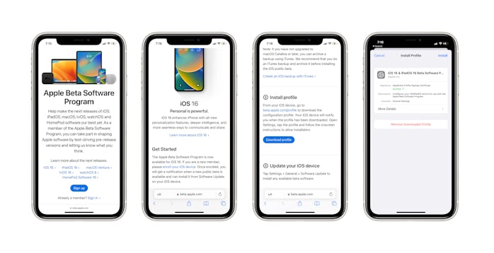 How to download the iOS 16 beta on your iPhone
