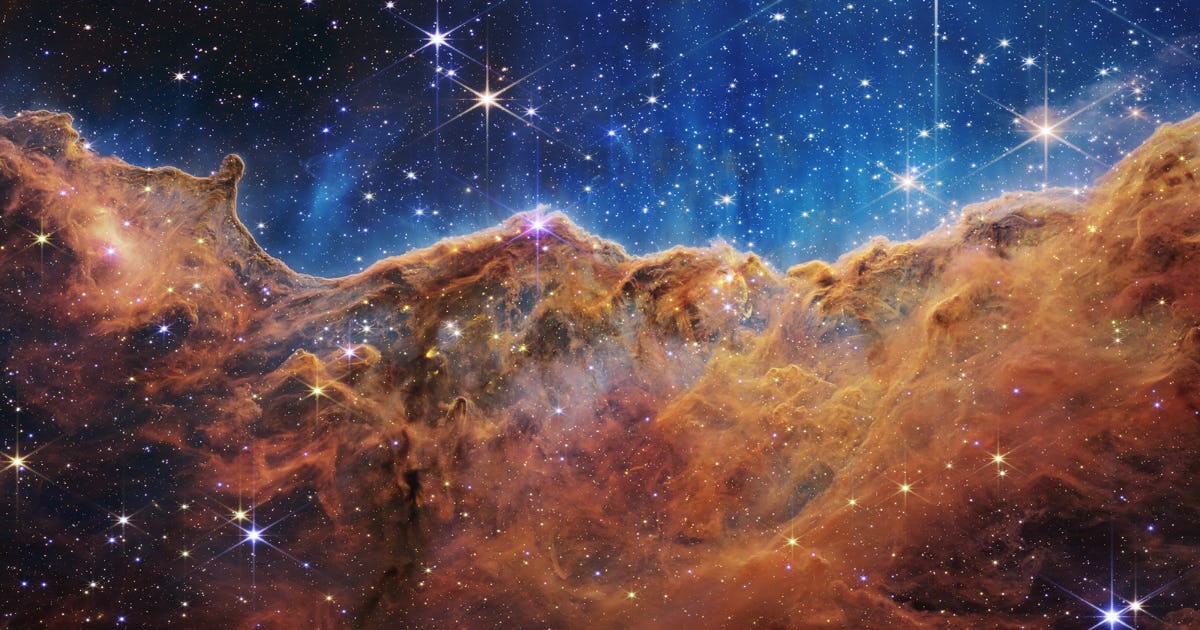 Die NASA hat JWST-Bilder der „kosmischen Klippe“ in Musik verwandelt Die NASA hat JWST-Bilder der „kosmischen Klippe“ in Musik verwandelt