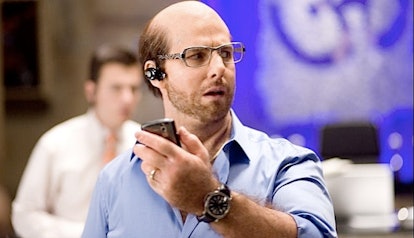 Tom Cruise with a beard in the movie Tropic Thunder