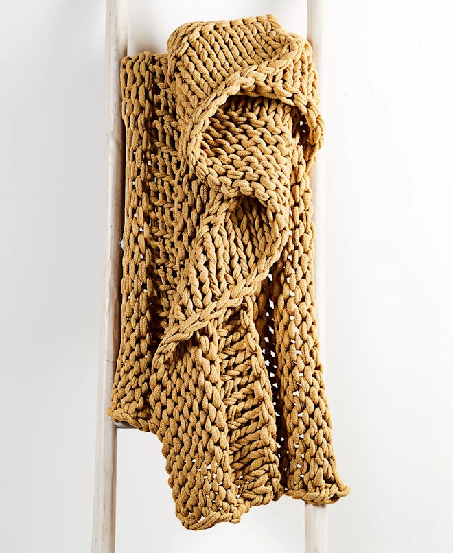 Chunky Knit Throw, 50" x 60"