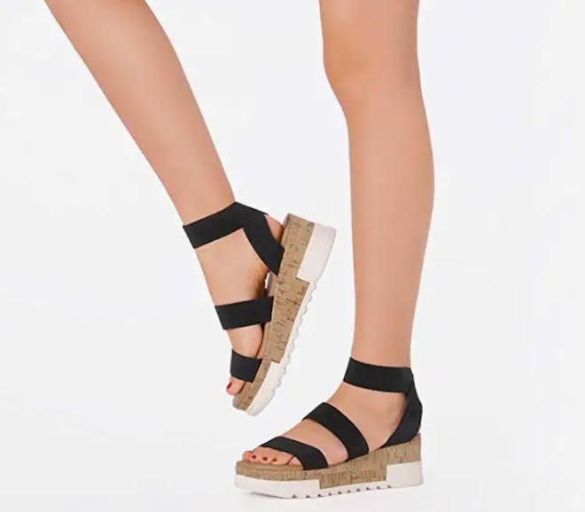 DREAM PAIRS Open Toe Ankle Strap