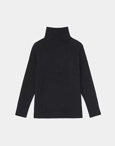 Lafayette 148 New York black cashmere sweater