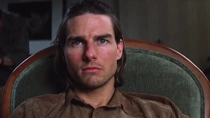 Tom Cruise with a beard in the movie Magnolia 1999