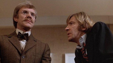 Malcolm McDowell and David Warner in Time After Time.