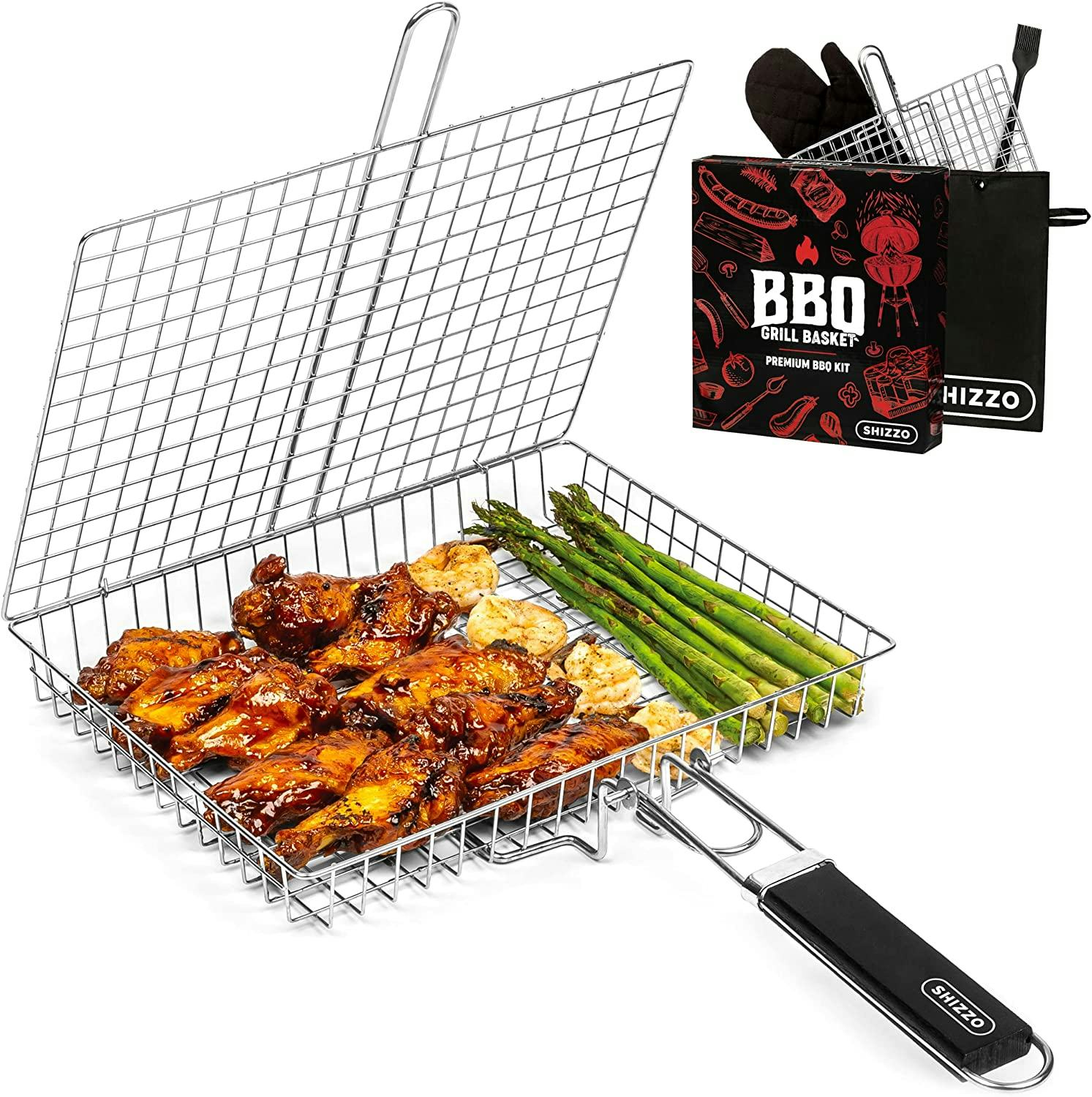 SHIZZO Grill Basket Value Set