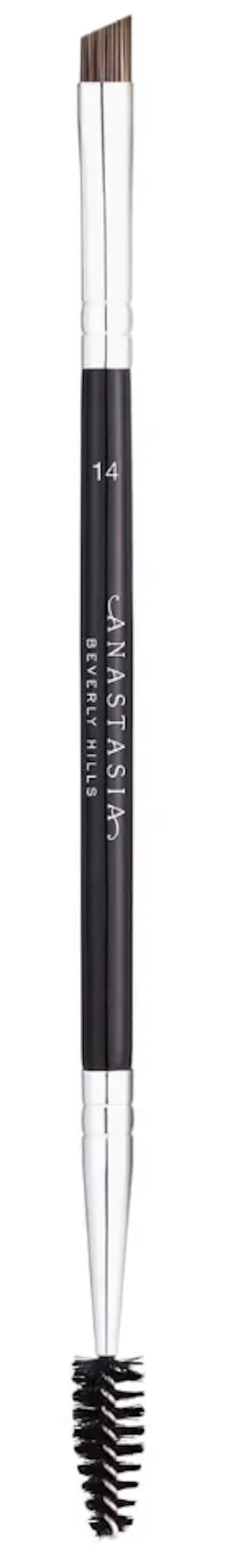 Anastasia Beverly Hills #14 Duo Brow/Eye Liner Angled Cut/ Spooley Synthetic Brush for makeup brush