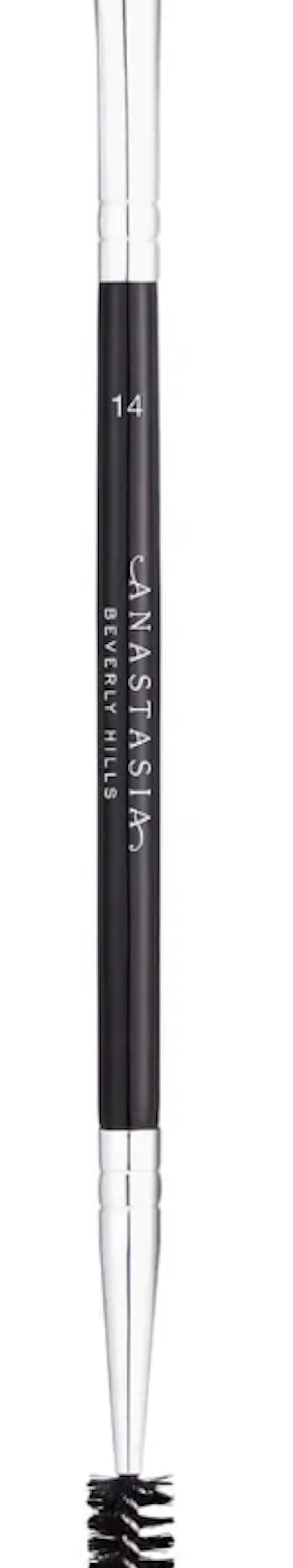 Anastasia Beverly Hills #14 Duo Brow/Eye Liner Angled Cut/ Spooley Synthetic Brush for makeup brush