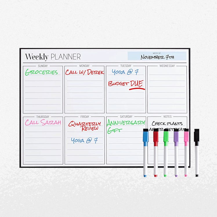 Home & Me Magnetic Dry Erase Calendar Bundle