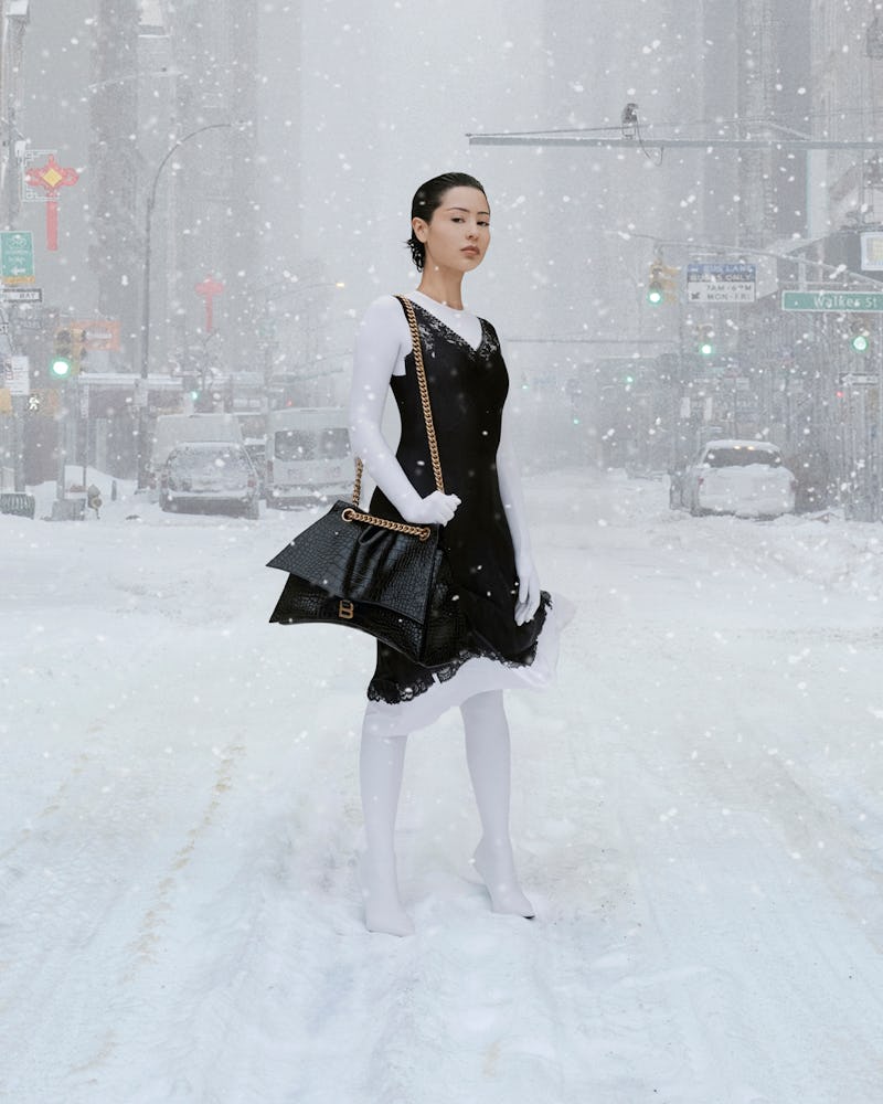 Alexa Demie Balenciaga Fall/Winter 2022 fashion campaign