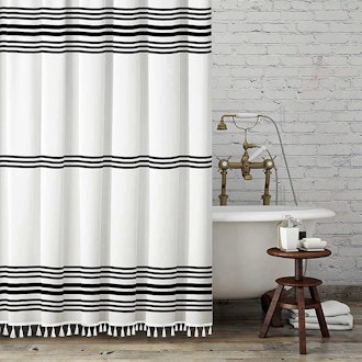 Seasonwood Tassel Shower Curtain 