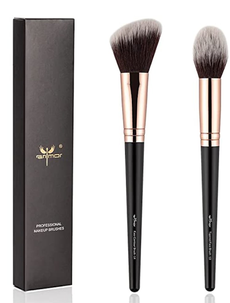 Anmor Contour and Highlighter Brush Set for makeup brush