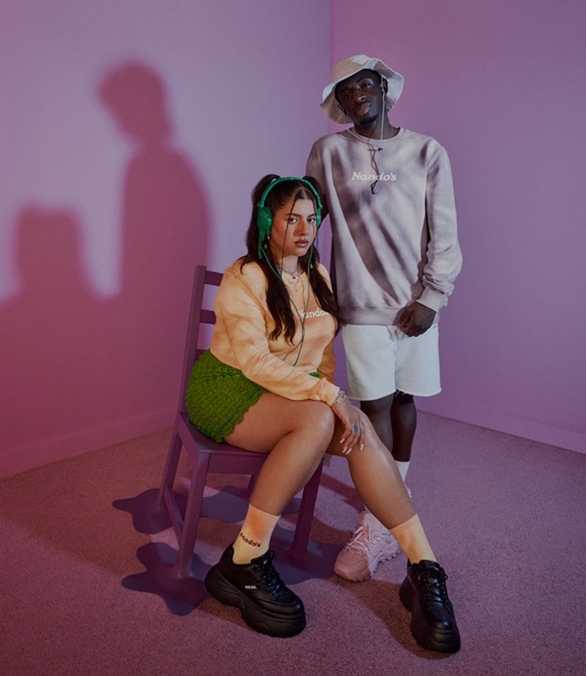 Nando's "Extra Hot" heat-reactive merch line