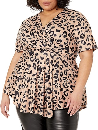 ALLEGRACE Short-Sleeve Tunic Top