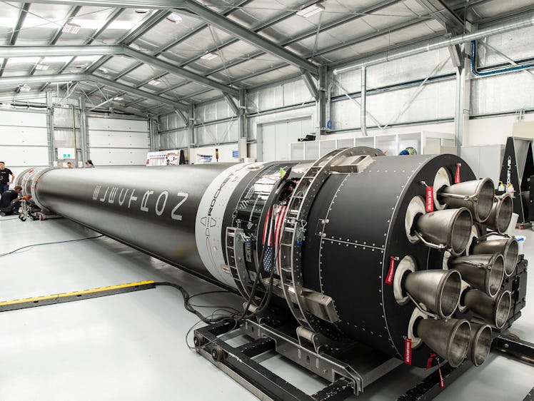 An image of the Rocket Lab Neutron spacecraft, which will feature a reusable fairing.