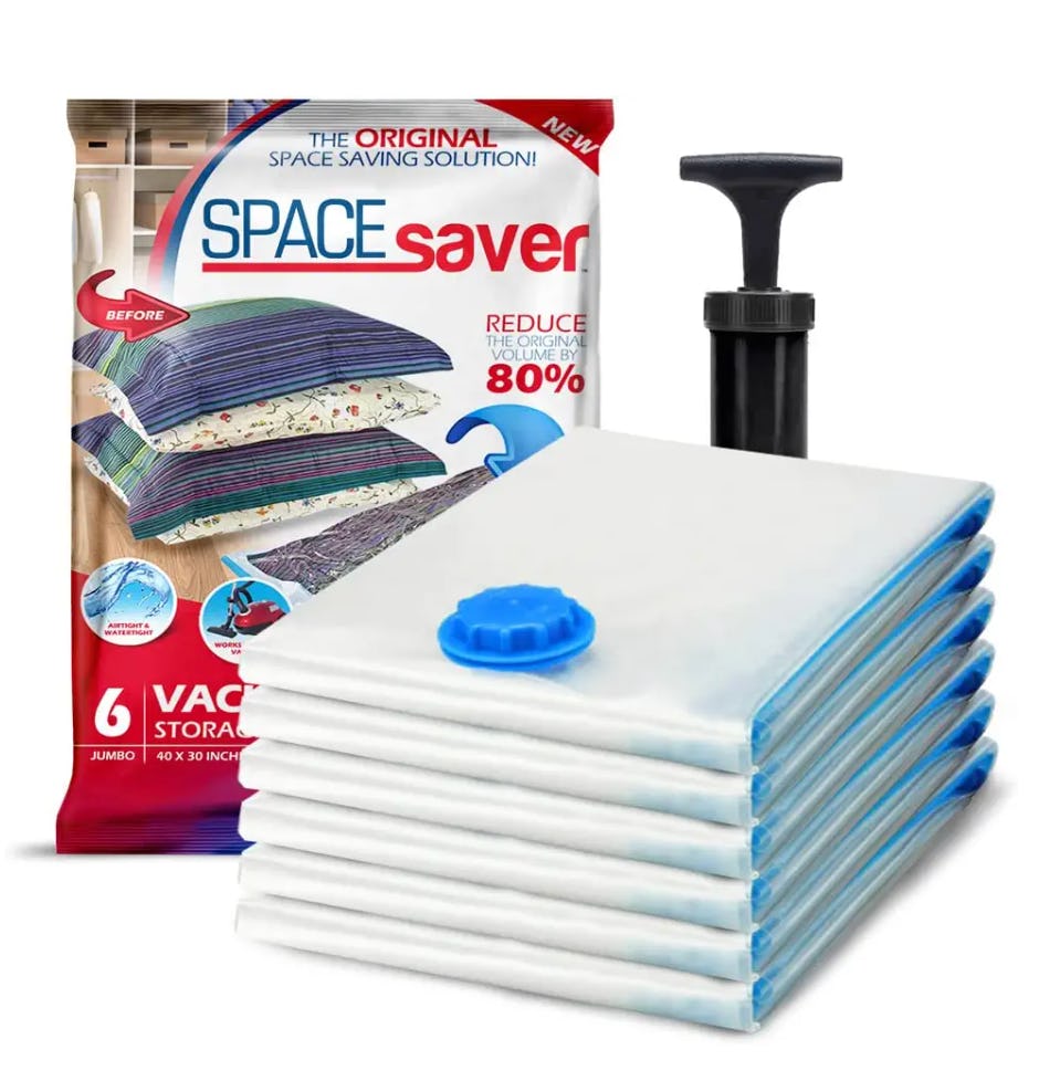 Spacesaver Premium Vacuum Storage Bags (6-Pack)