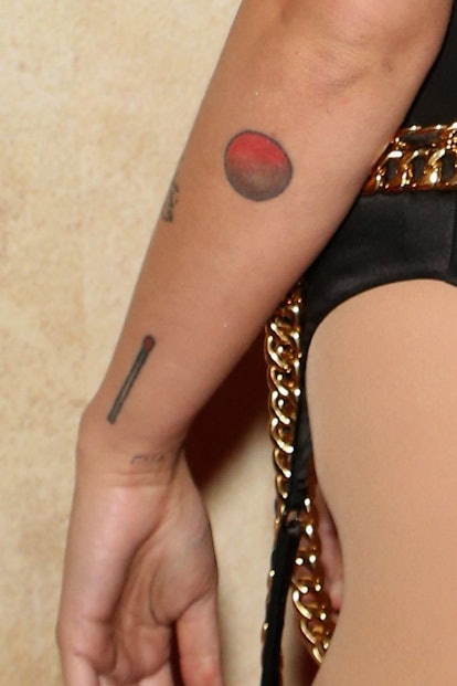 Halsey's Mars tattoo.
