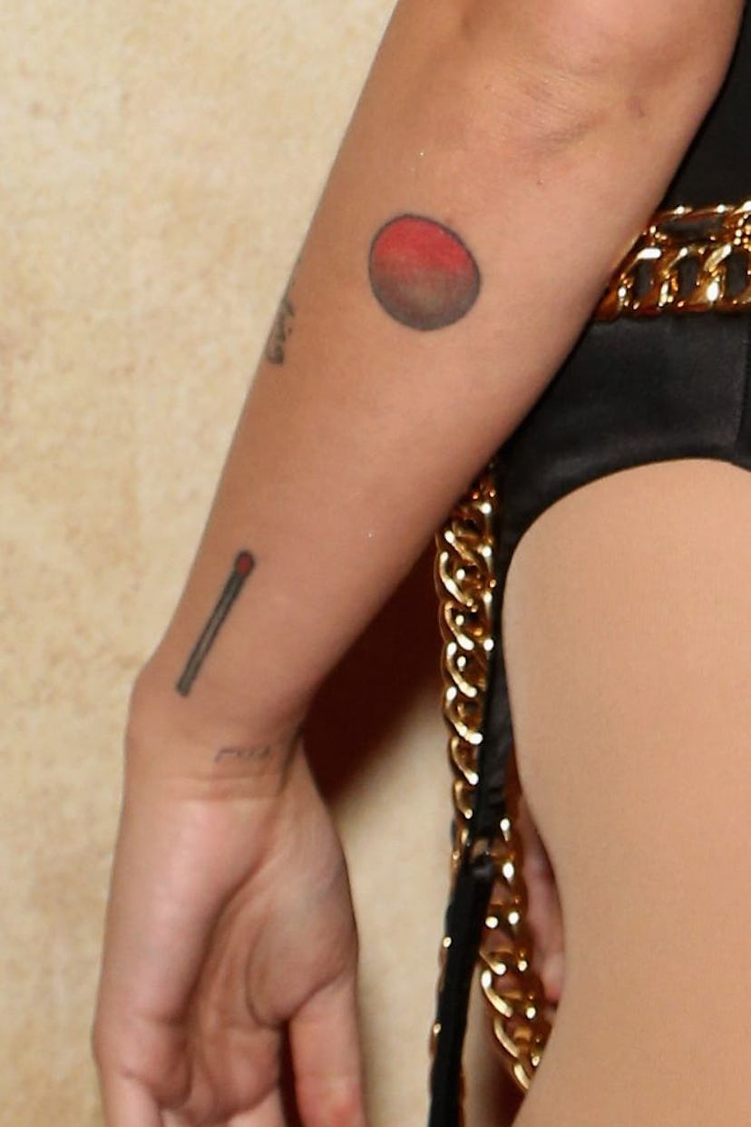 Halsey’s Mars tattoo.