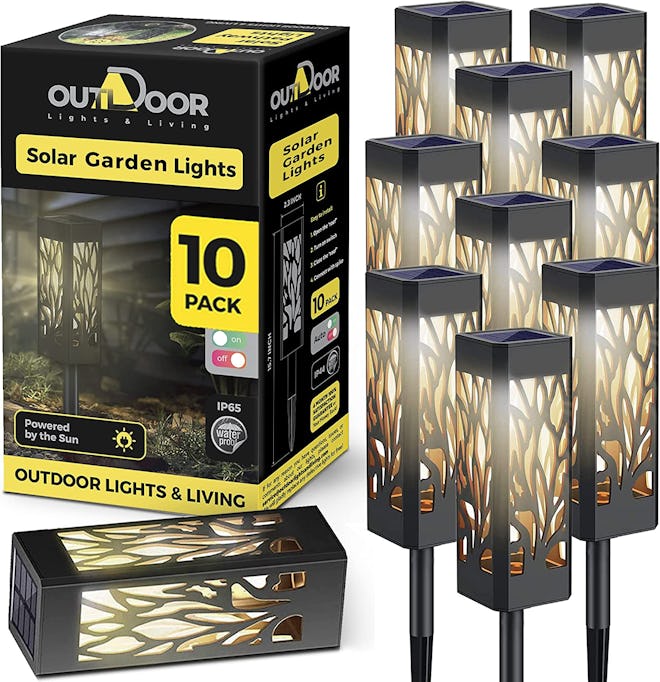 Outdoor Lights & Living Solar Pathway Lights (10-Pack)